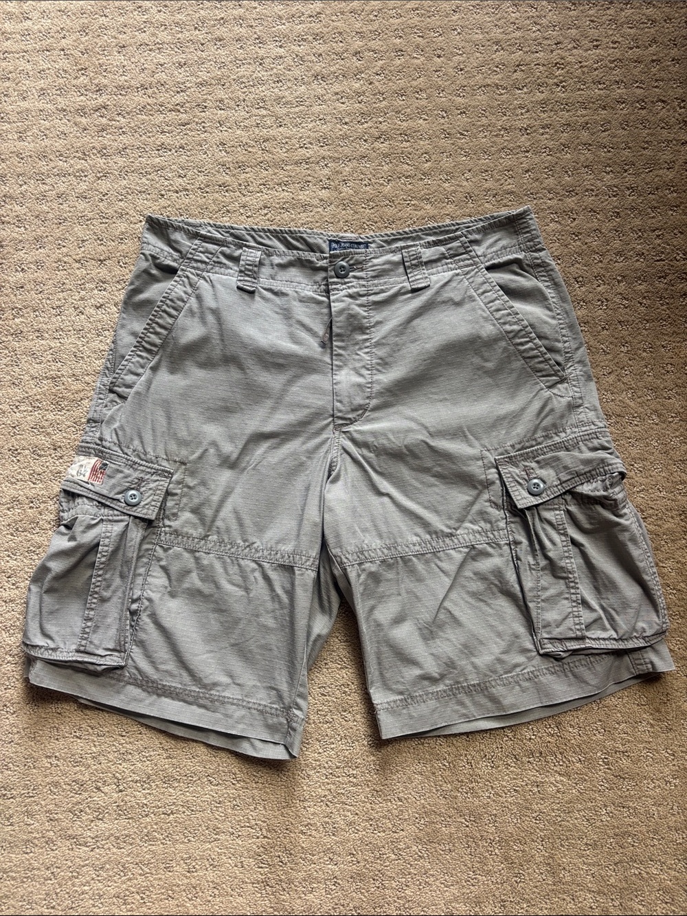 Ralph Lauren Men's Cargo Shorts — Olive Gray